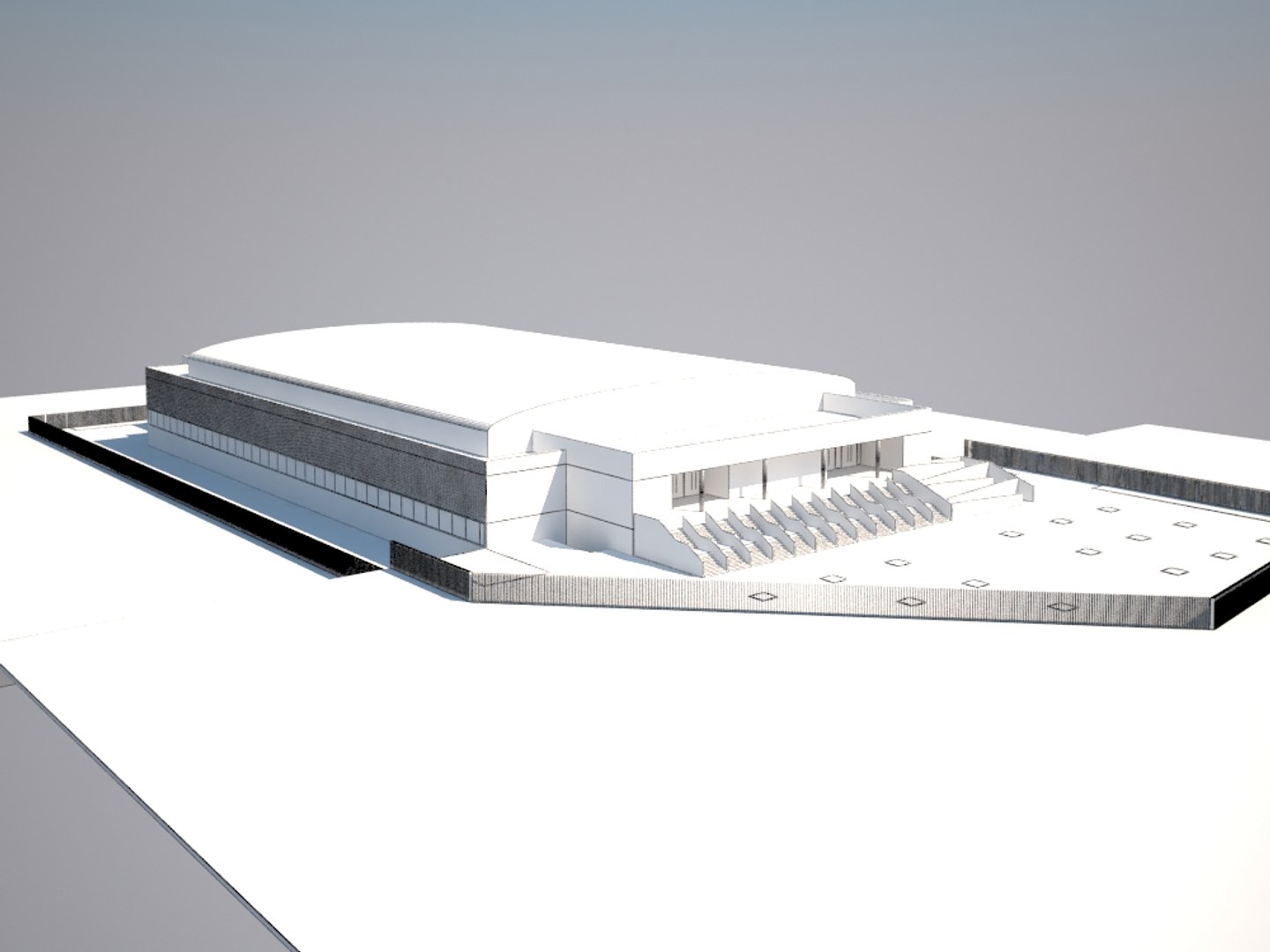 Ice Rink 3d Model