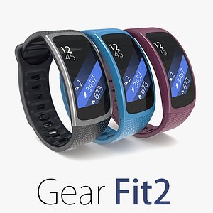 samsung gear fit2 2 3d model