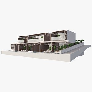 3D model Tiny-house modular hotel