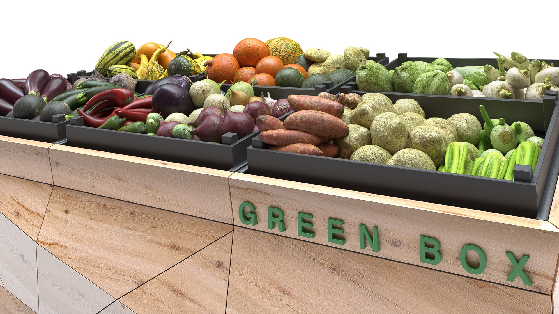 Vegetable Rack 3D - TurboSquid 2265976