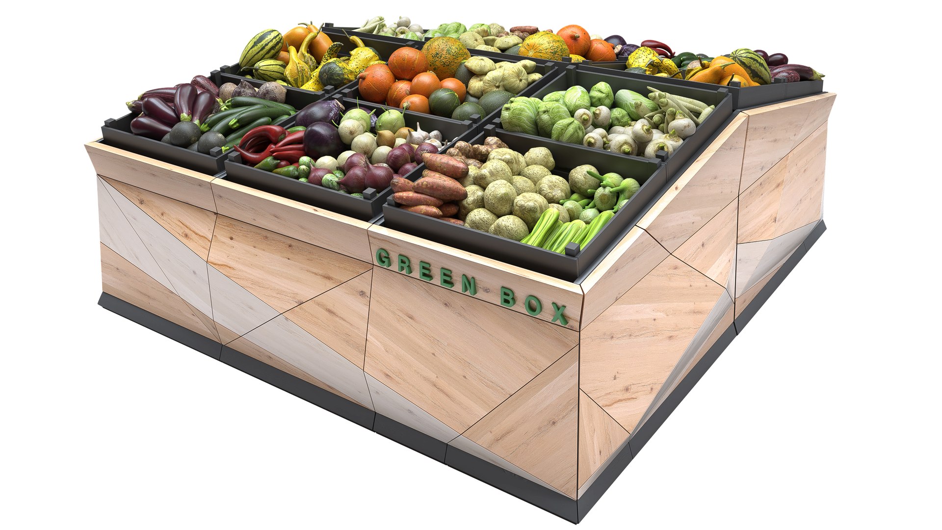 Vegetable Rack 3D - TurboSquid 2265976