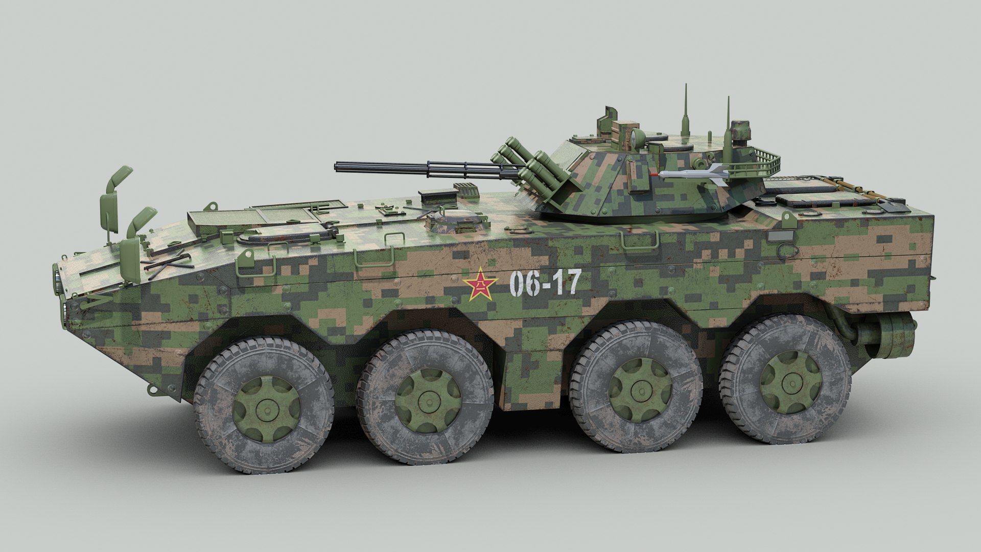 Chinese Zbl 09 3D Model - TurboSquid 1444162