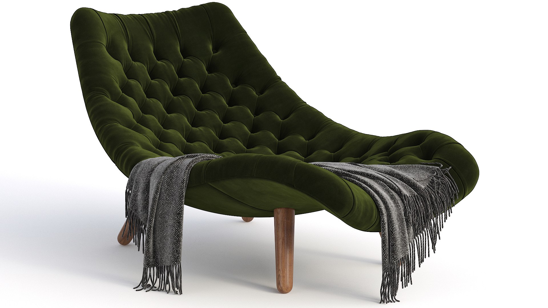 Brasilia Chaise Lounge Chair Model - TurboSquid 1909155