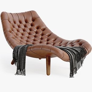 Brasilia Chaise Lounge Chair model