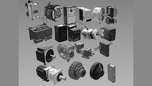 3D Motor Starter 3D Model