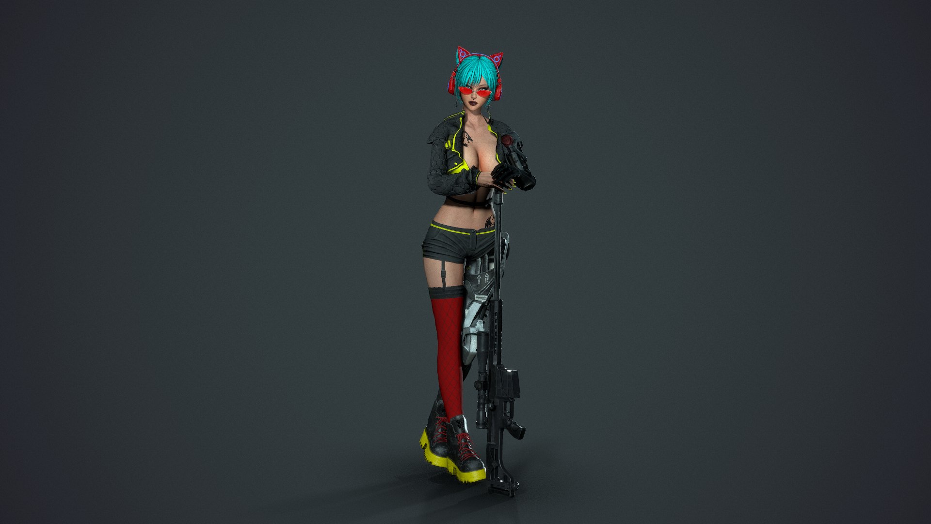 Cyberpunk Sniper Girl model https://p.turbosquid.com/ts-thumb/F1/wWq0LY/E5/screenshot000/png/1645360644/1920x1080/fit_q87/cde7b95ceb3244eaa3ffd4a68f13d23bea5a0930/screenshot000.jpg