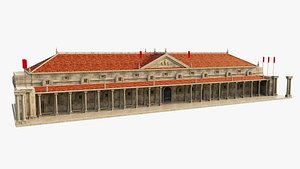 3D Ancient Temple Building