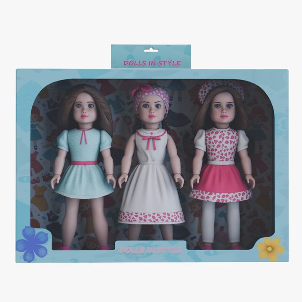 Dolls and their accessories Doll Clothes Set 3D