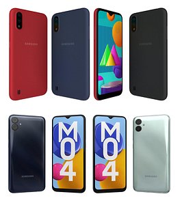3D Samsung Galaxy M01 And M04