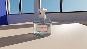 hydroalcoholic dispenser gel 3D model