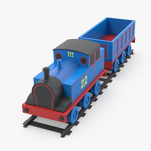 Conjunto de trem de brinquedo Modelo 3D $12 - .max .fbx .obj - Free3D