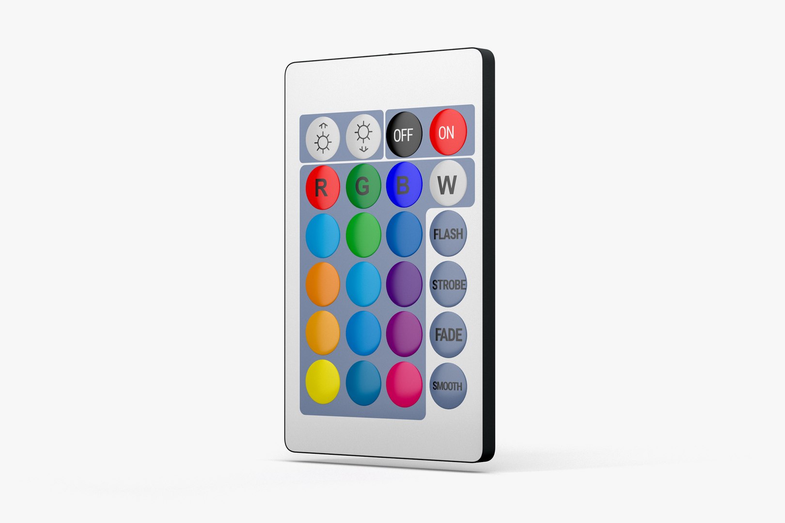 RGB Light Remote Control 3D - TurboSquid 1869714