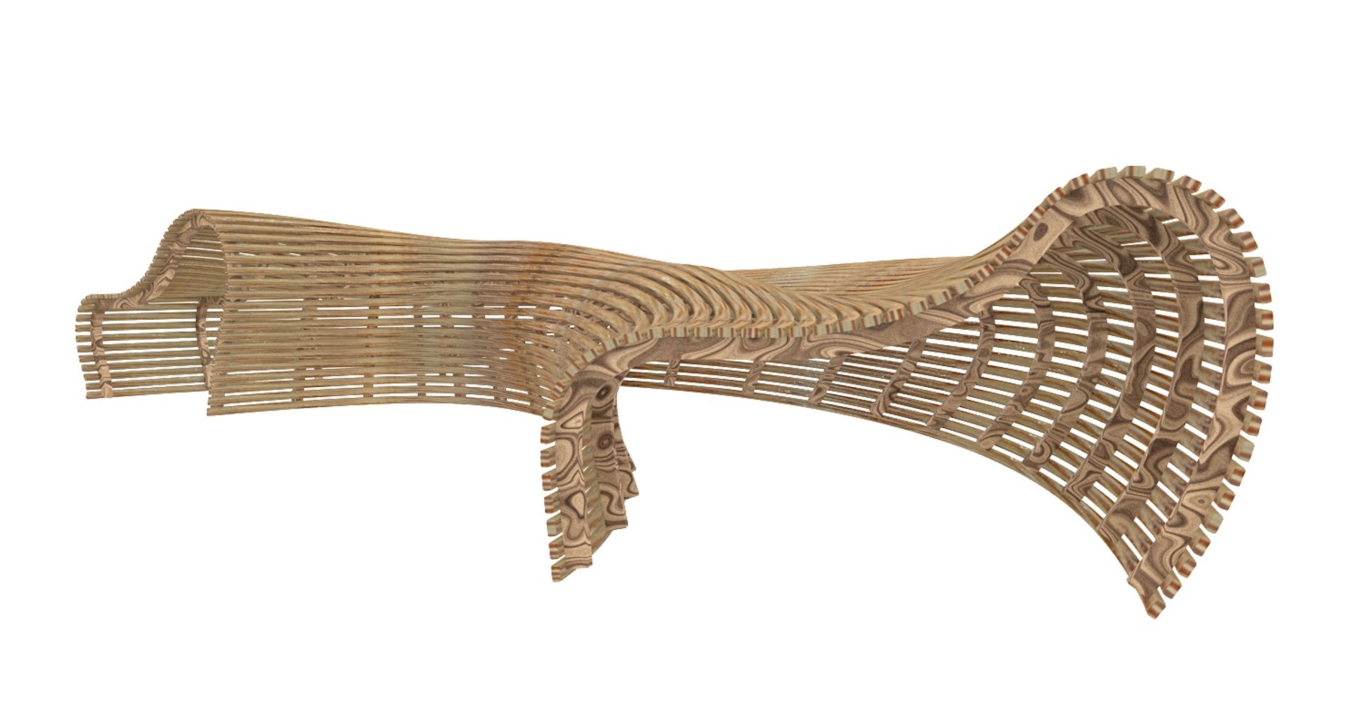 3D Designed Bench 4 Model - TurboSquid 1420676