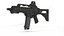 G36C 3D Model  Compact German Assault Rifle  Elite CQB Performer