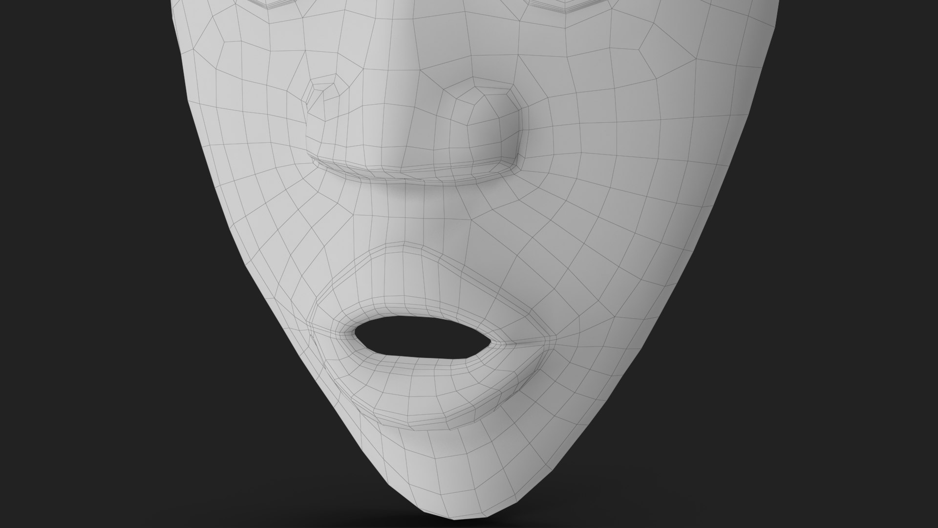 African Mask 3D model https://p.turbosquid.com/ts-thumb/F2/8TeflQ/Os/wireframe_11/jpg/1755610003/1920x1080/fit_q87/831521f5de50741486ccb565f95a633c061d50b4/wireframe_11.jpg