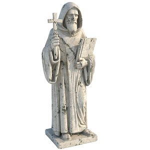 Saint Benedict statue