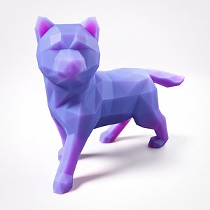 puppy shiba inu 4 3D model