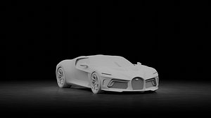 Bugatti La Voiture Noire 2019 3D model