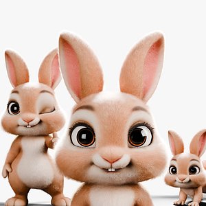 Cute Stylized Rabbit