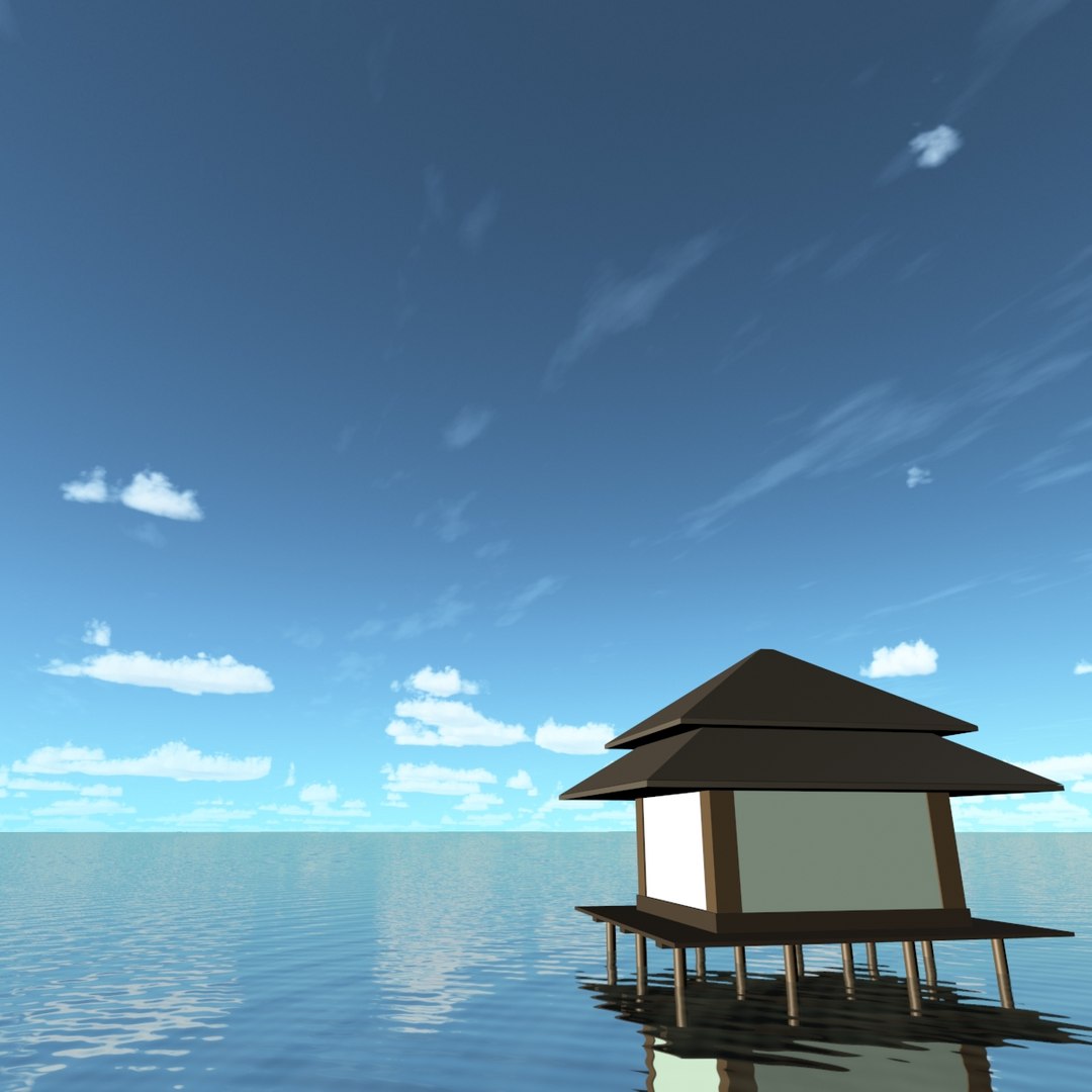 sky clouds 3d max