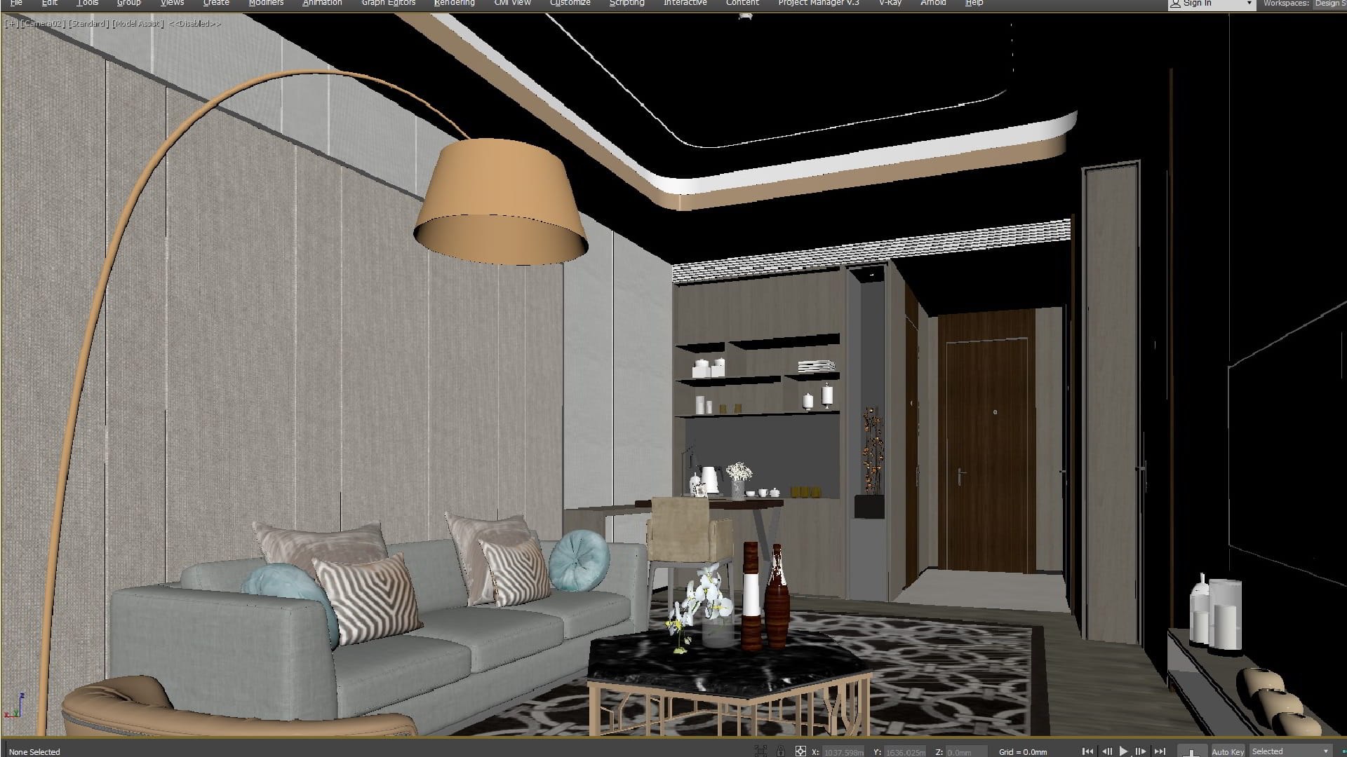 58- Modern Luxury Living Room 3D Model - TurboSquid 2026411