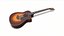 Instrumentos musicais antigos Low-poly PBR