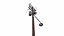 Countryside Electric Pole With Light Low-poly PBR