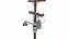Countryside Electric Pole With Light Low-poly PBR