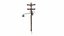 Countryside Electric Pole With Light Low-poly PBR