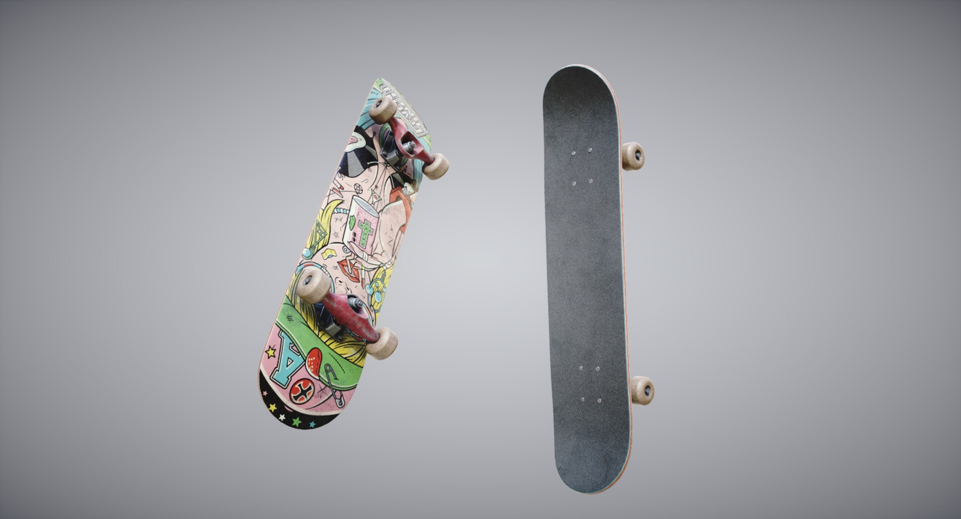 3D lightwave skateboard - TurboSquid 1324867