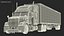 Heavy Duty Long Hood Truck with Semi Trailer