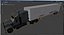 Heavy Duty Long Hood Truck with Semi Trailer