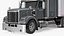 Heavy Duty Long Hood Truck with Semi Trailer