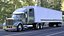 Heavy Duty Long Hood Truck with Semi Trailer