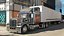 Heavy Duty Long Hood Truck with Semi Trailer