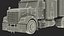 Heavy Duty Long Hood Truck with Semi Trailer