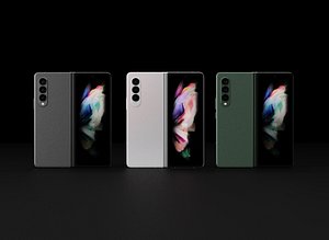 3D Samsung Galaxy Z Fold 3  in All Official Colors