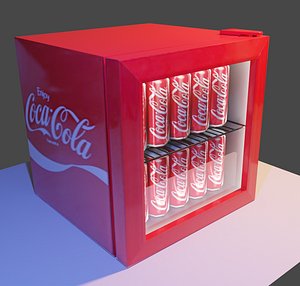 coca cola vendor 3D model