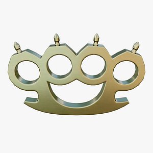 Spiked Brass Knuckles