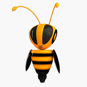 c4d robotic bee