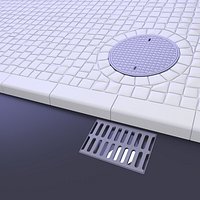 Stone Paving 3D Model 3
