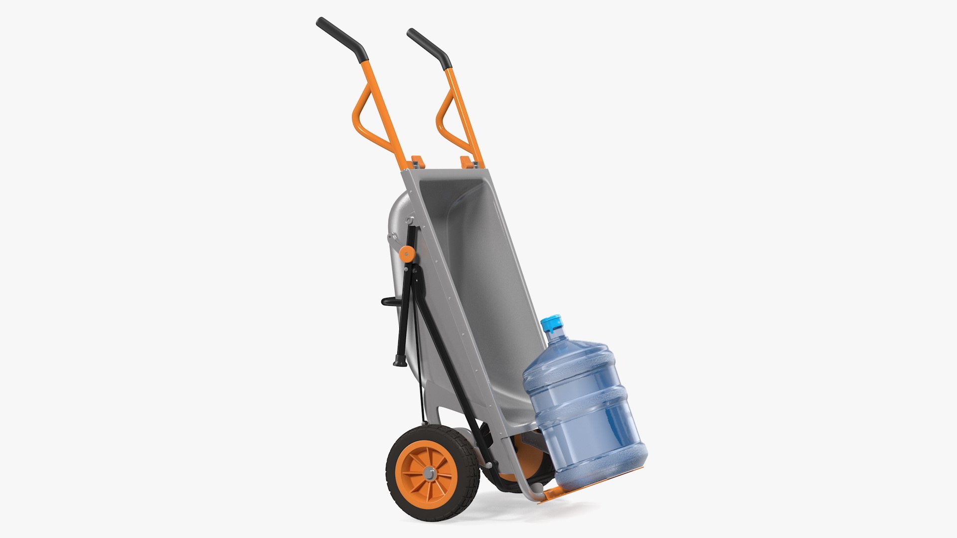 WORX Aerocart Cart with 5 Gallon Water Bottle 3D model preview