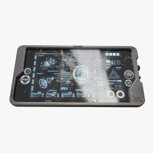 Sci-fi Touch Pad 4 3D model