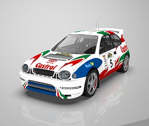 3D toyota corolla wrc
