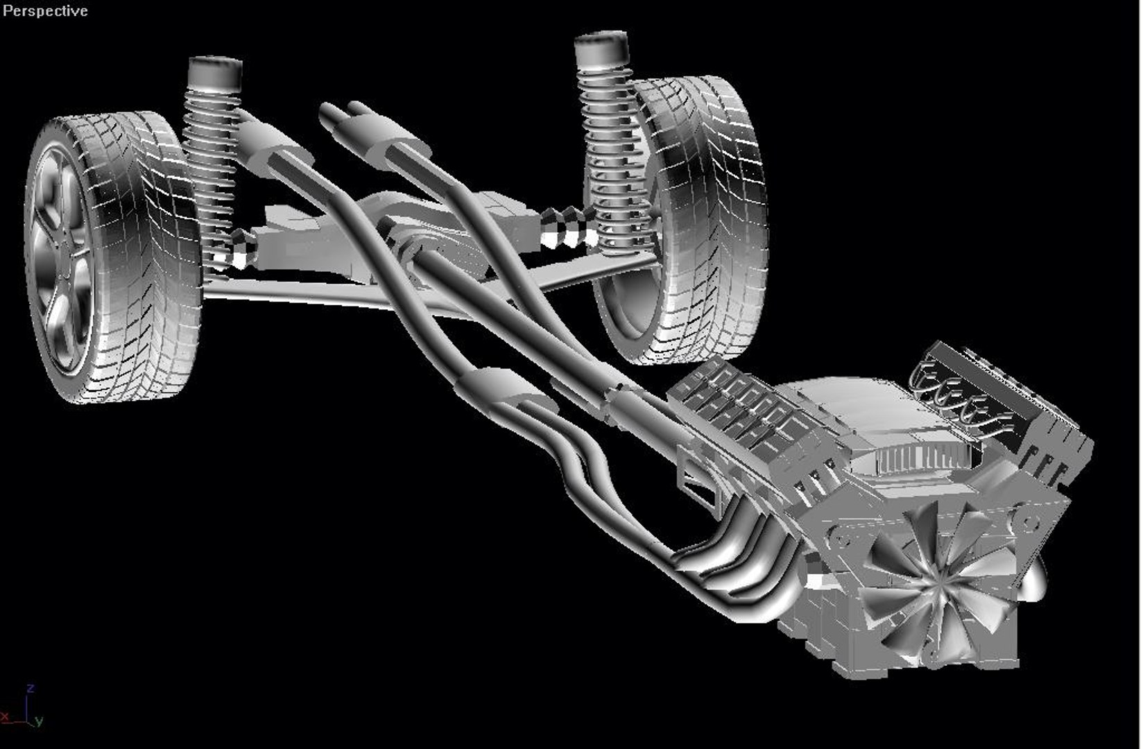 3d Chassis Model