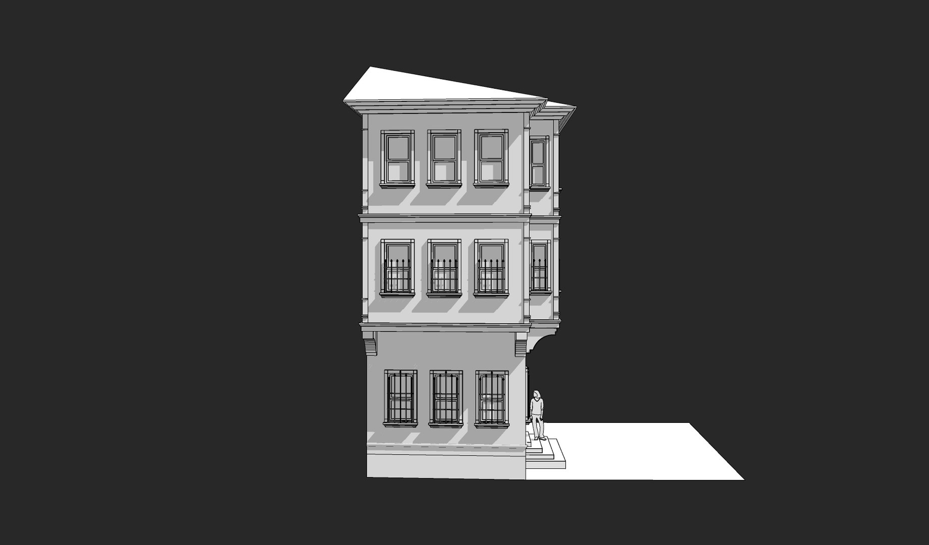 modelo 3d Casa tradicional turca de Sketchup - TurboSquid 2266088