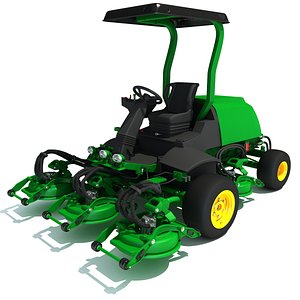 3d lawn mower model
