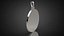 Jewelry pendant Medal blank P6 3D print model