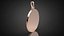 Jewelry pendant Medal blank P6 3D print model