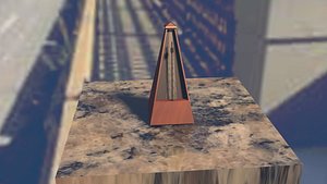 metronome 3D model